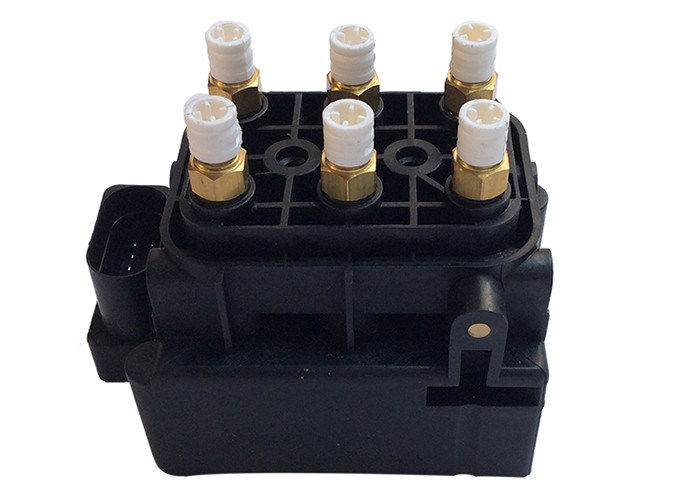 Black Plastic Compressor Air Suspension Valve Block For Audi A6C6 A8 OE 4F0616013 4Z7616013