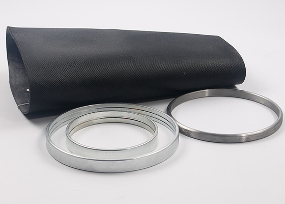 Audi q7 Air Shock Repair Kit / Rear Air Spring Suspension Rubber Sleeve Bag and Rear Metal Clamp Ring