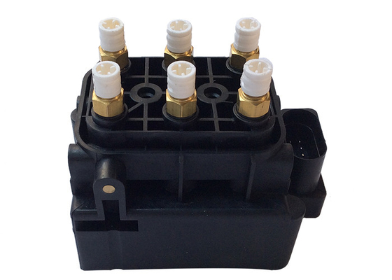 Black Plastic Compressor Air Suspension Valve Block For Audi A6C6 A8 OE# 4F0616013 4Z7616013 4E0616014B