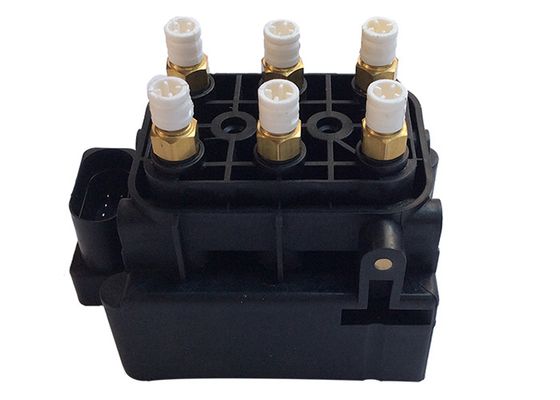 Black Plastic Compressor Air Suspension Valve Block For Audi A6C6 A8 OE# 4F0616013 4Z7616013 4E0616014B